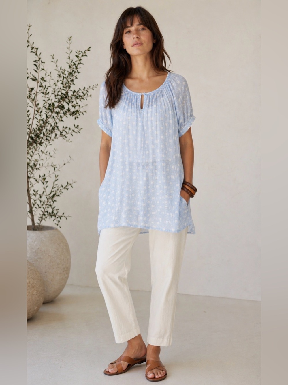 Kaffe Women's regular fit Kanilia Amber tunic, Size 42, US10-12
